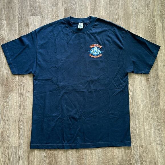 Hooters Indianapolis Firefighter Tee Navy XL | Salutes America’s Bravest Shirt - Picture 1 of 4